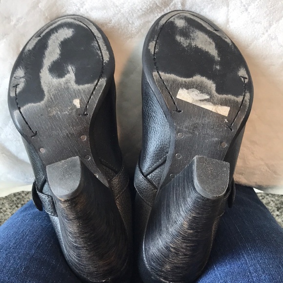 Sam Edelman tall black leather boots-size 8-4”heel - Picture 5 of 9